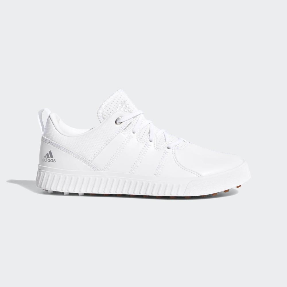 Adidas Adicross PPF Hrvatska - Za Dječake Cipele Za Golf - Bijele/Srebrne Metalne (GUQBOZ198)